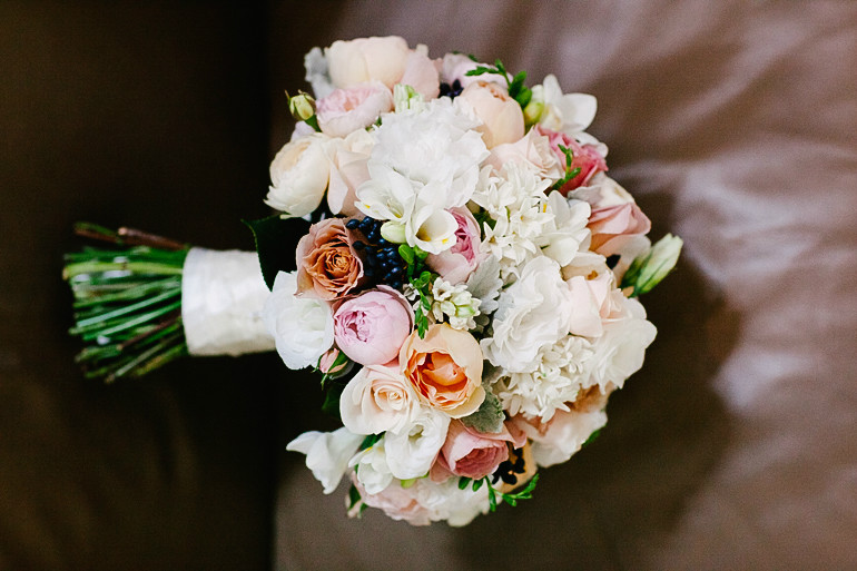 Jayne and Brad Wedding-Wedding photography of wedding flowers